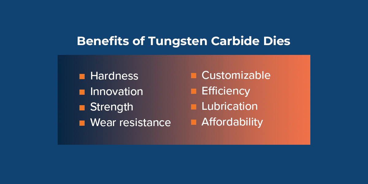 Benefits of Tungsten Carbide Dies